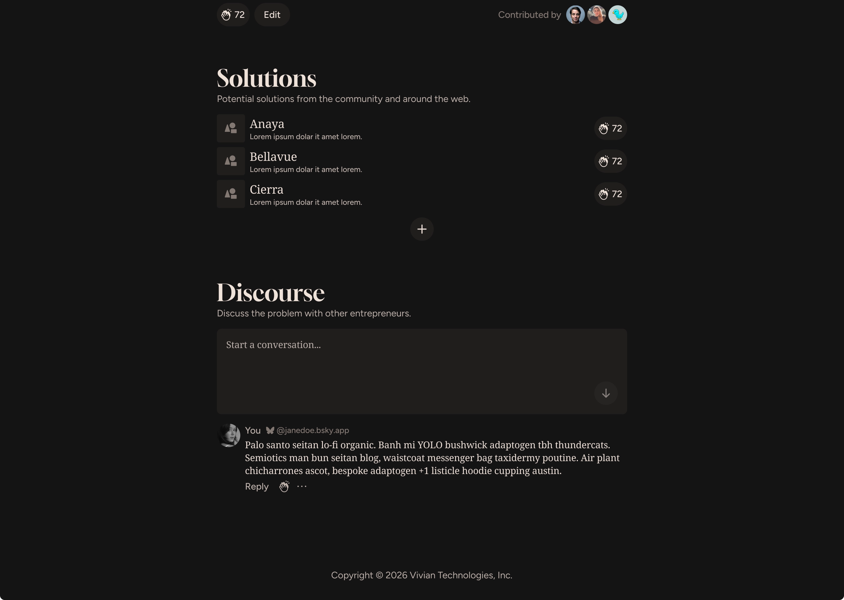 Front page