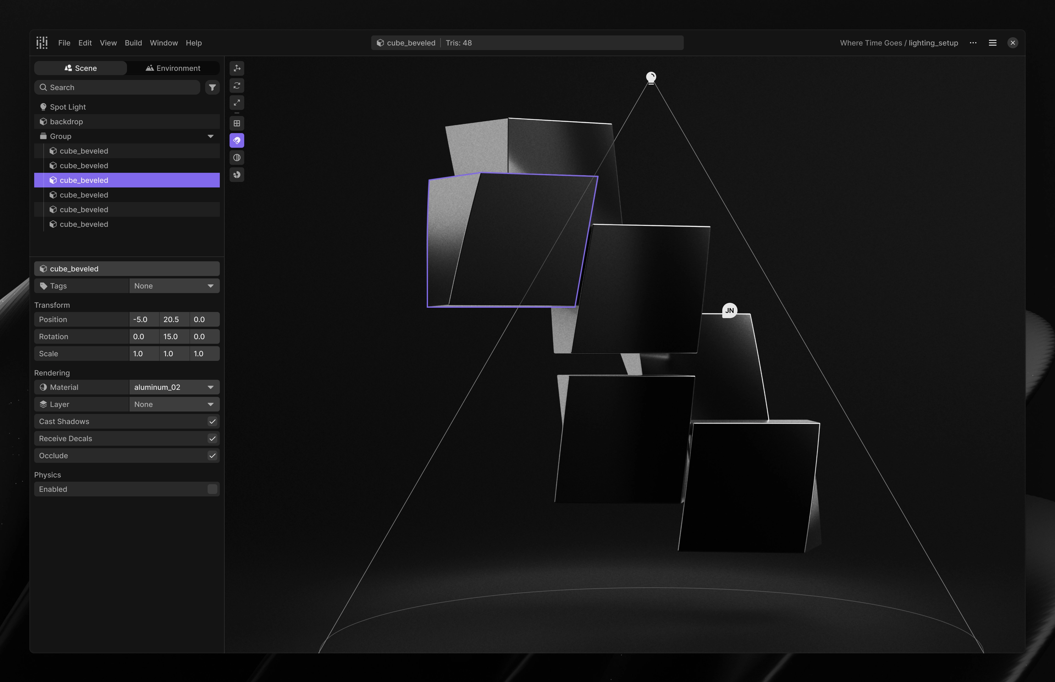 Object inspector (docked)