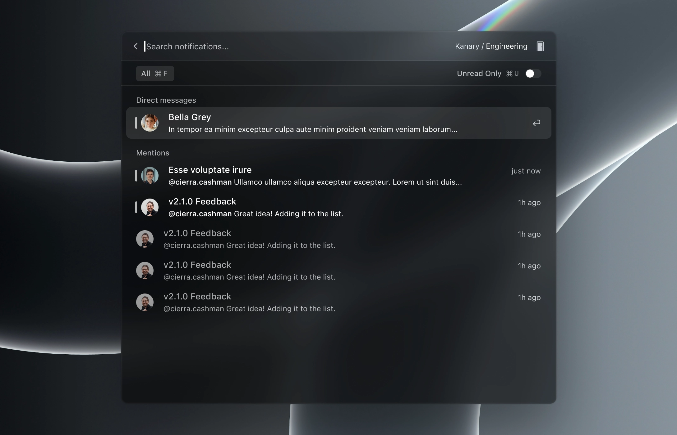 Notification management
